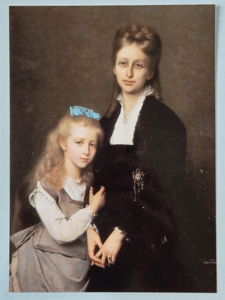 Portrait de Delphine Berne, avec sa fille